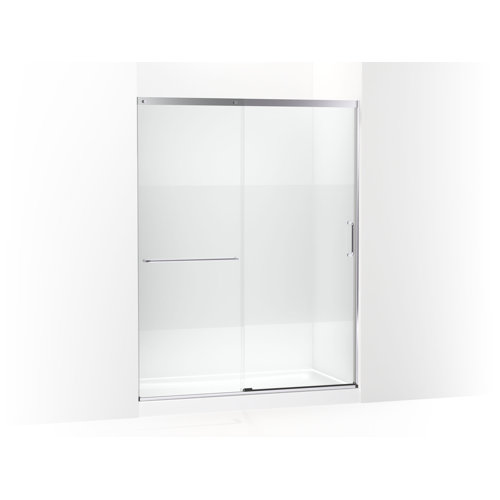 Kohler Elate Tall Sliding Shower Door, 751/2In H X 561/4 595/8In